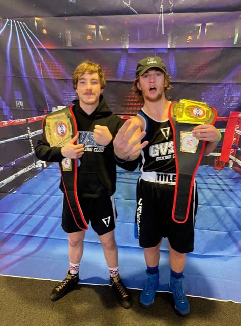 Two National Champions from GVSU Boxing Club